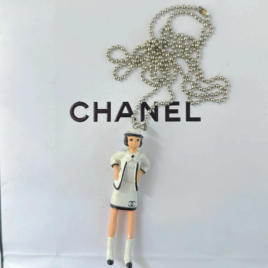 95新 Chanel/香奈儿 Chanel vintage香奈儿中古人像项链