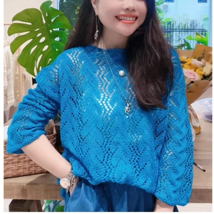 LANG CREALINO多朵毛衣材料包亚麻线瑞士夏纱围巾毛线DIY非成品