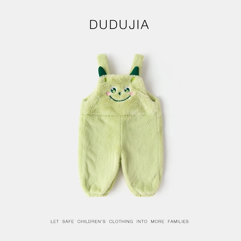 【嘟嘟家】儿童可爱保暖背带裤D4DKZ130冬季