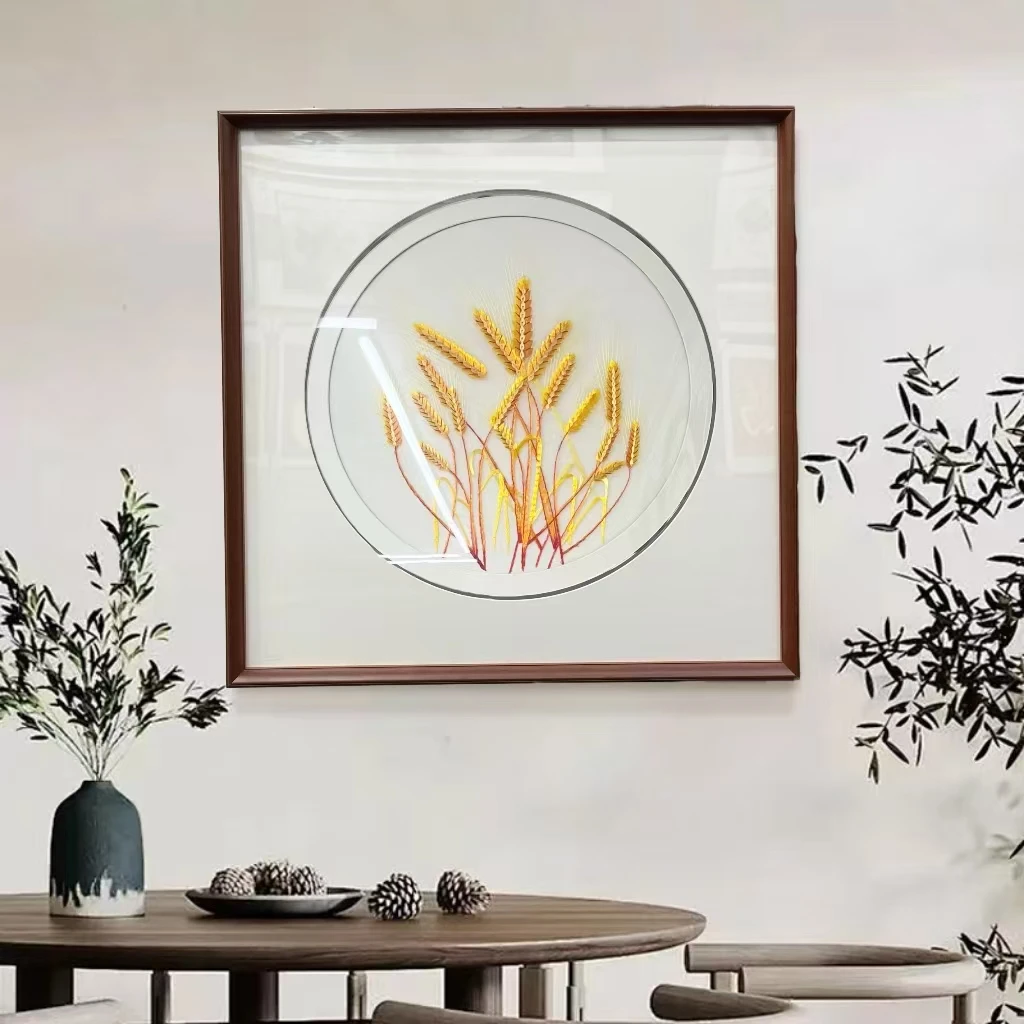 梨花海棠苏绣刺绣福字成品挂画中式绣画客厅装饰天下第一福刺绣