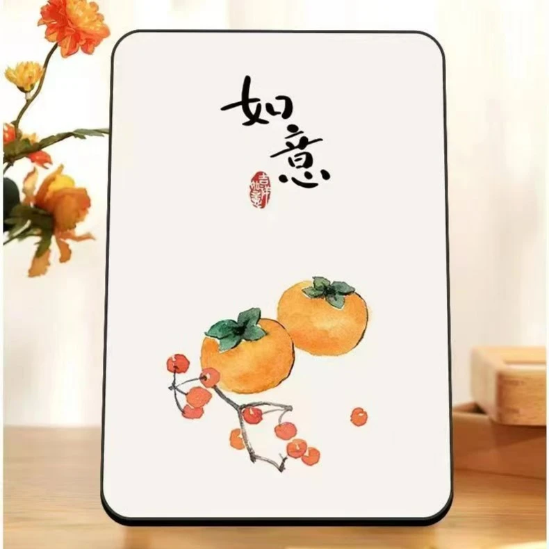 梨花海棠平安喜乐治愈系ins风励志简约时尚客厅卧室桌面摆件摆台