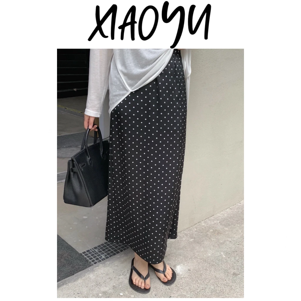 【波点半裙】韩经典律动感半身裙百搭波点半裙轻盈显瘦洋气女