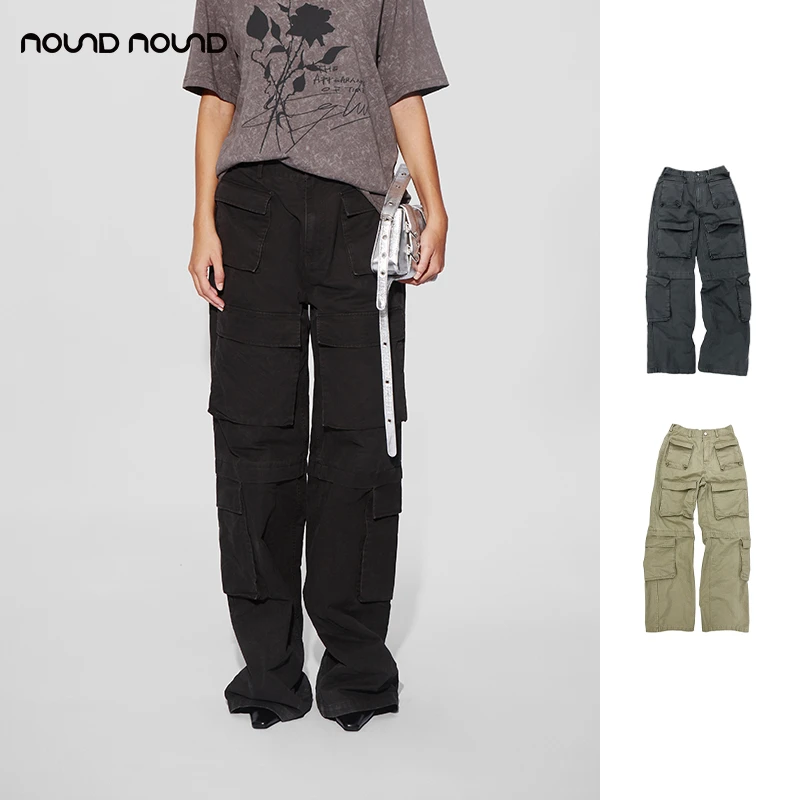 【CPLUS SERIES】nound买手店宽松多口袋工装休闲裤女士24秋冬新款