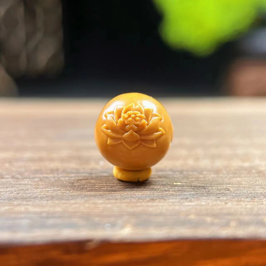 猴头核桃  1.2浮雕莲花（单粒）