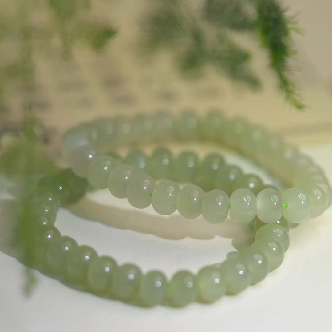 |和和美玉| 晴水 手串手链 天然和田玉 算盘珠 国风 多样性发其一