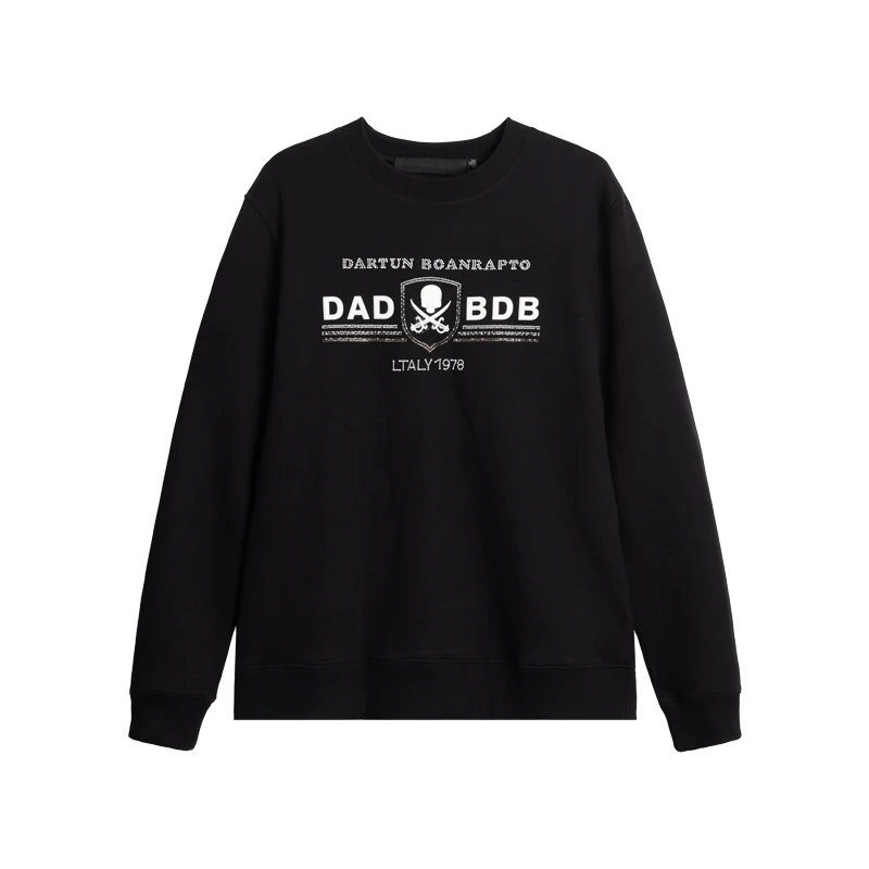 DA秋季新款男士卫衣经典百搭时尚休闲宽松长袖卫衣-宽松-24BFC543
