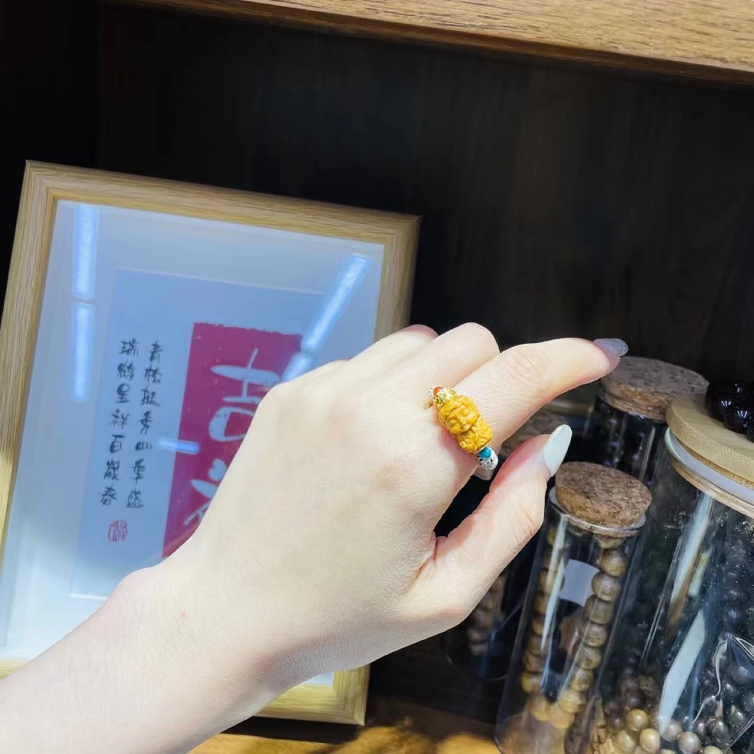 非金属戒指 度母戒指 女生戒指可调节戒指时尚