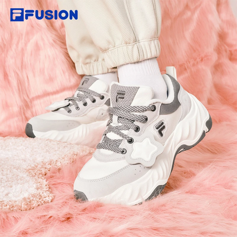 【早春新款】FILA斐乐秋季时尚百搭情侣透气复古潮流潮鞋T12W441004