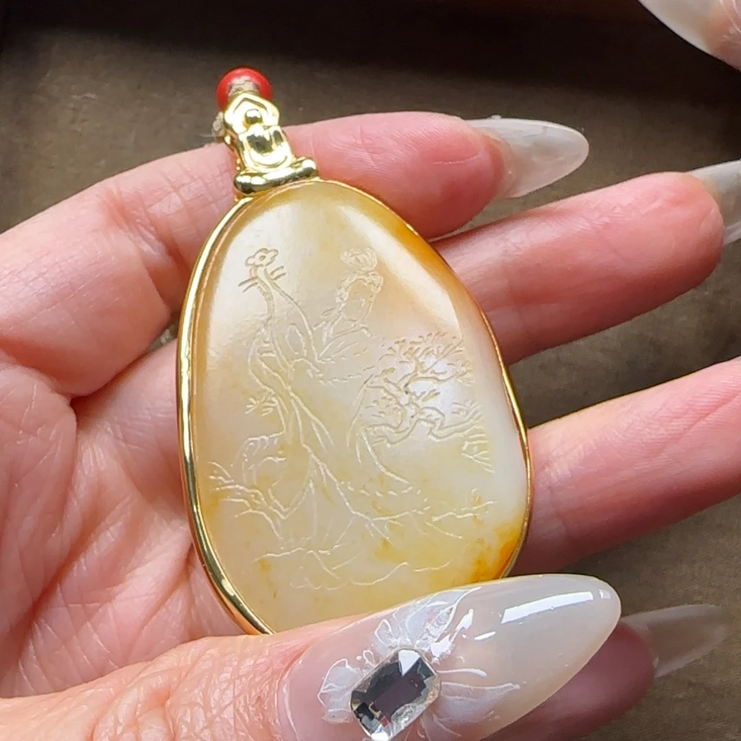 和田玉挂件未镶嵌