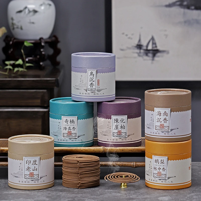 鹅梨帐中香4小时盘香芽庄沉香海南沉香奇楠降真香家用室内 香薰盘