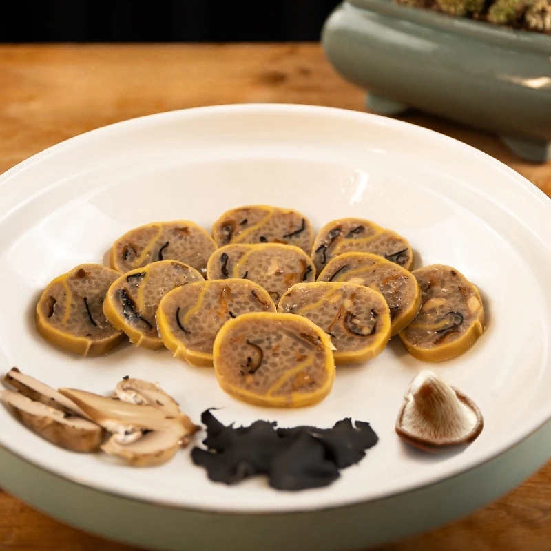 河南顺法三菌卷煎特产菌菇鸡腿菇新鲜营养油炸鲜美真空加热即食