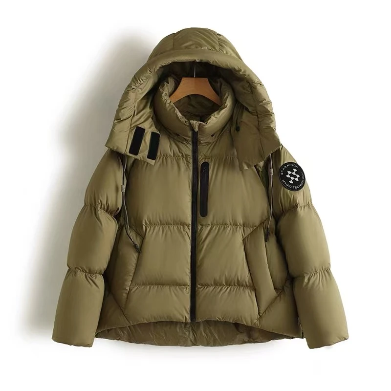 星雀鹅绒服1061 女士冬季90白鹅绒厚外套