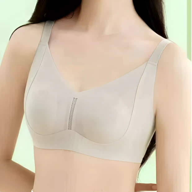 【半边天】超薄轻盈不粘身兔耳棉环3D立体提拉上托文胸【308】