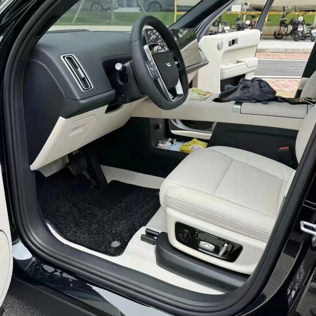 理想白 橙 L6789羊绒全包围航空软包脚垫 专车定制包安装内饰同色