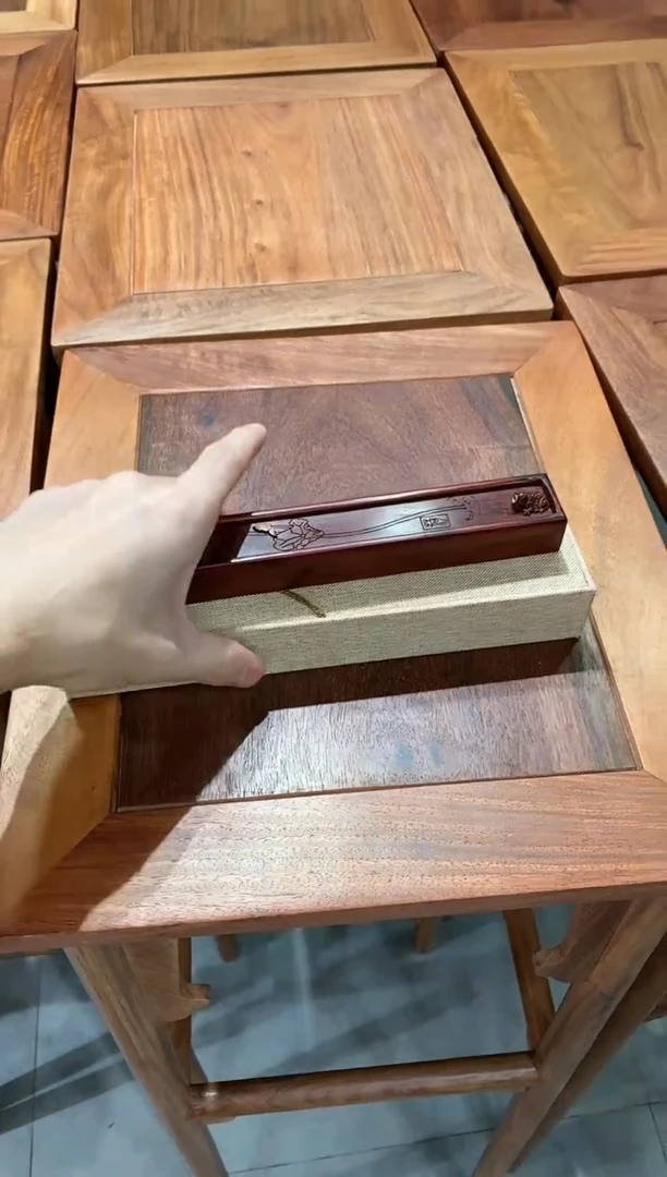 【闪购商品】紫檀木类家具小叶紫檀香盒@@