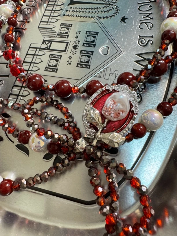 1880红色斜挎手机链