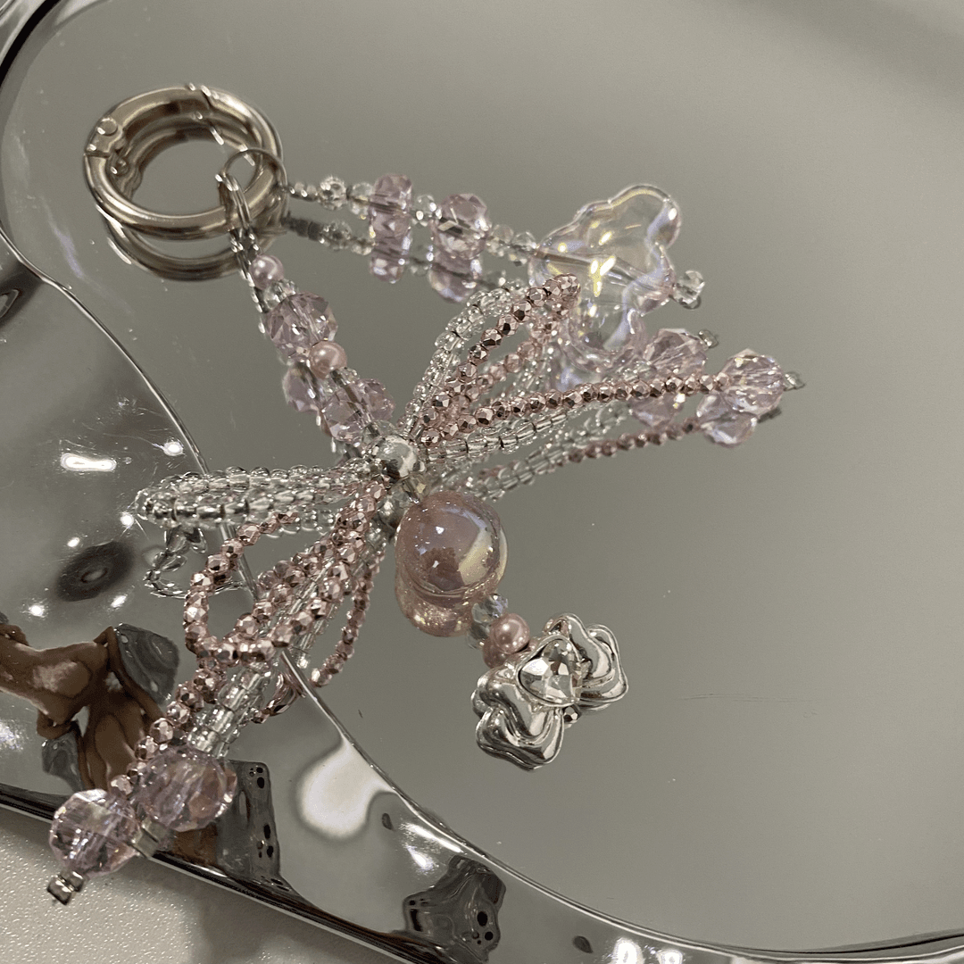 1112粉色云朵手机链