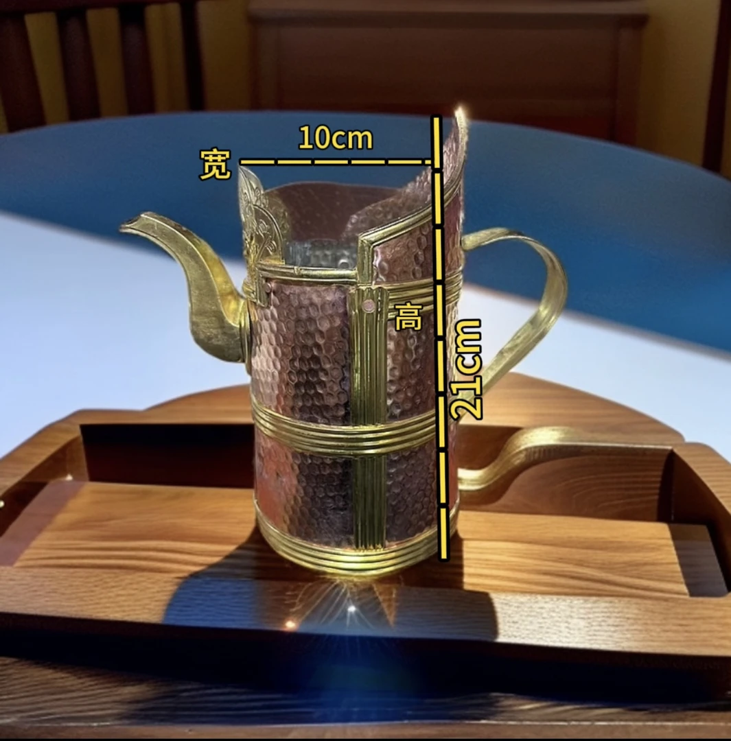 纯红铜清课杯家里客厅酒店工艺品一个
