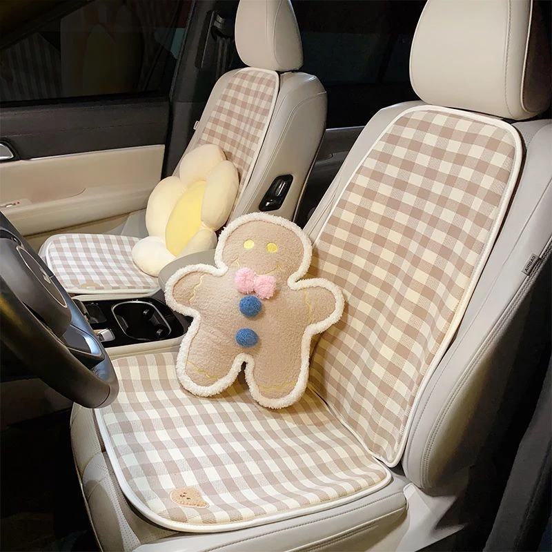 汽车坐垫车垫座套半包车内女神四季通用座椅垫简洁时尚小蛮腰座垫