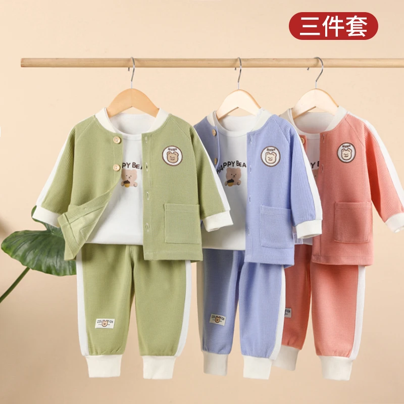 【清仓】宝宝春秋季套装男童女童小童婴儿衣服外出婴幼儿洋气男宝