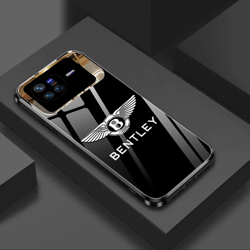 宾利壳【适用于vivo X80】专属钢化半镜手机壳 镜头全包 防刮防摔
