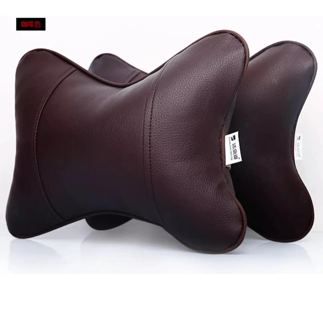 达令河车用皮革头枕汽车头枕颈枕头靠多功能头枕靠枕汽车用品