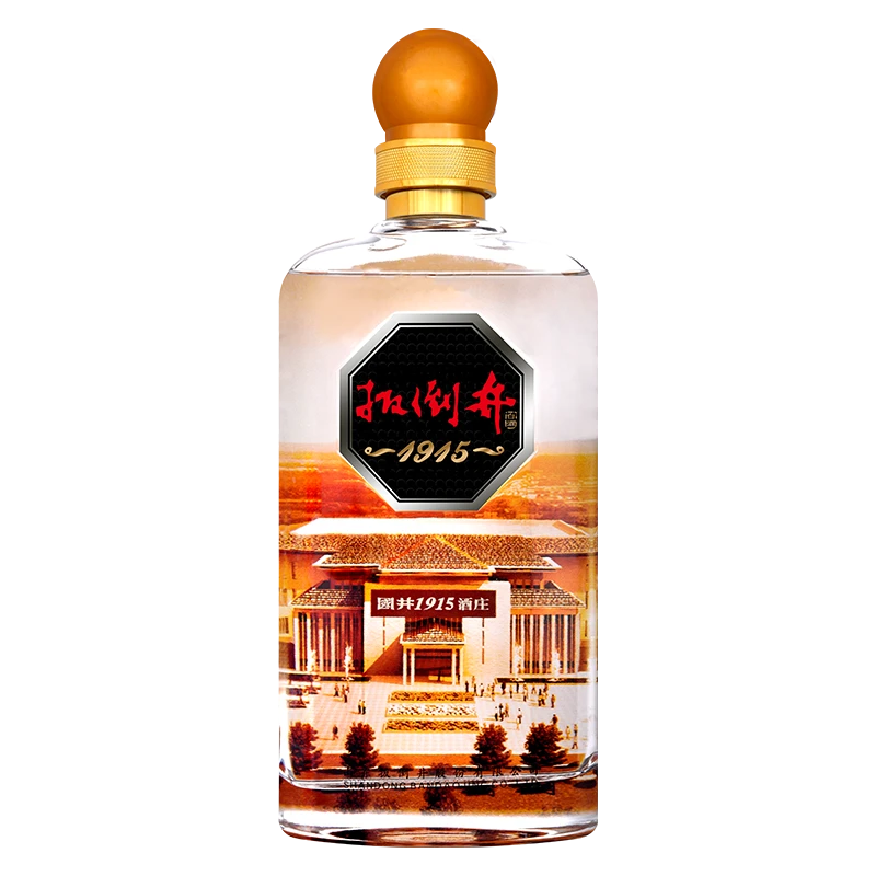 扳倒井1915 浓香型白酒 瓶装52度500ml*1瓶