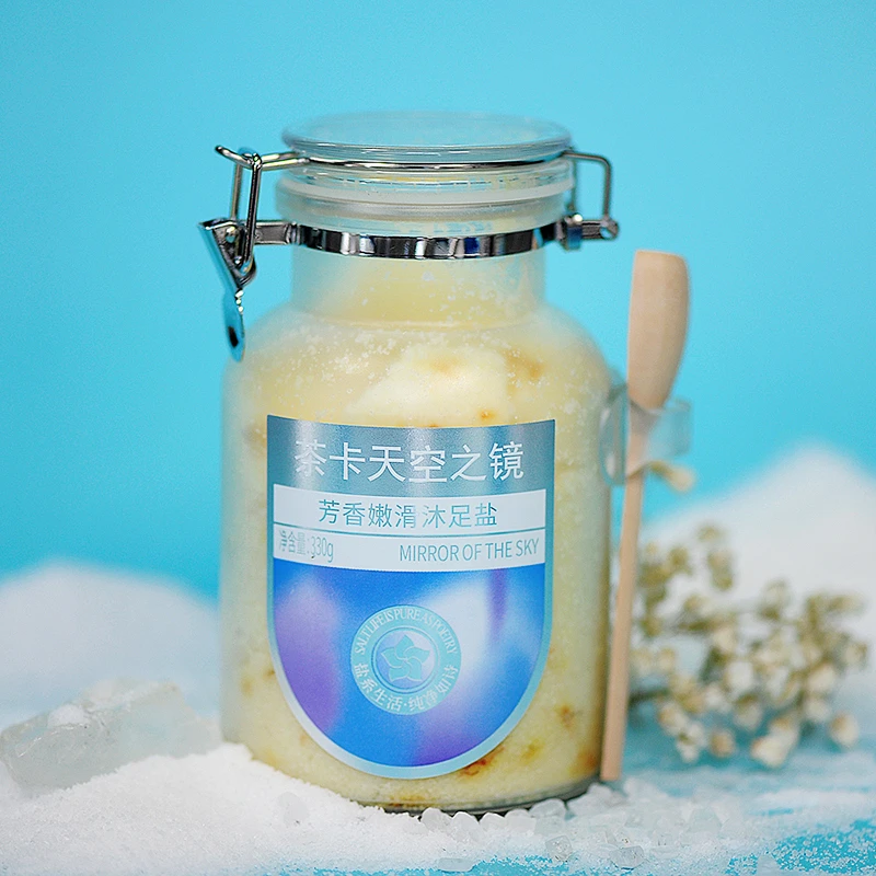 茶卡天空之镜芳香嫩滑沐足盐洗脚香氛嫩肤留香去角质滋养清新润肤