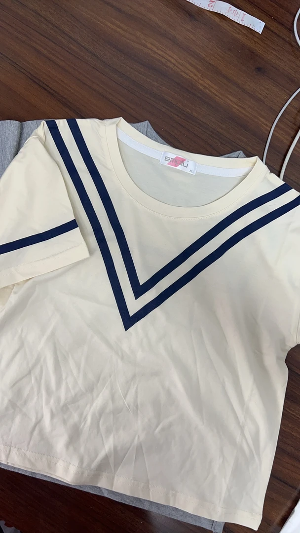 白色百搭纯棉T恤扣号专拍