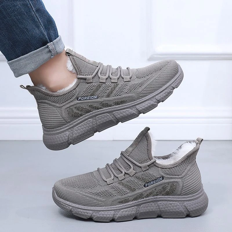 老北京布鞋加长绒冬季保暖靴