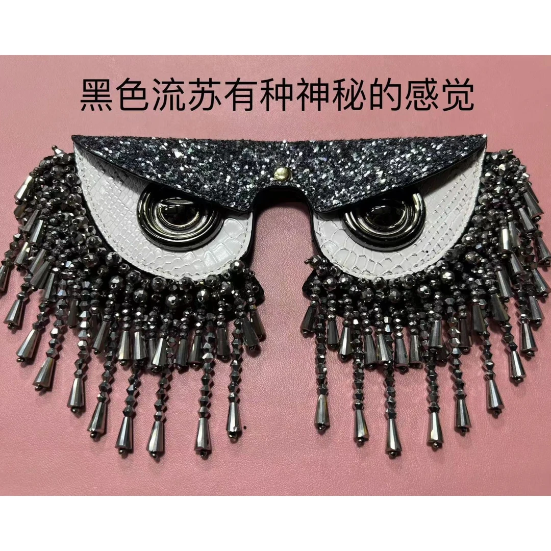 PIONARE叶子派籁儞猫头鹰女包面具时尚个性流苏高档