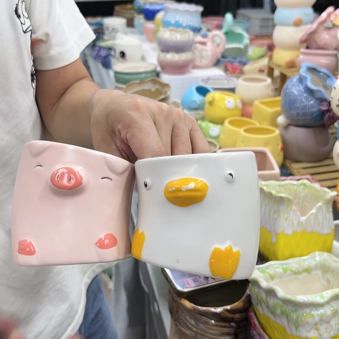 陶瓷20CM以下花盆