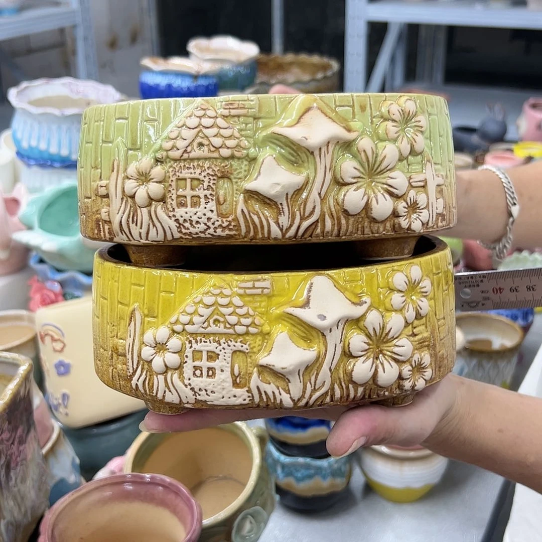 陶瓷20CM以下花盆