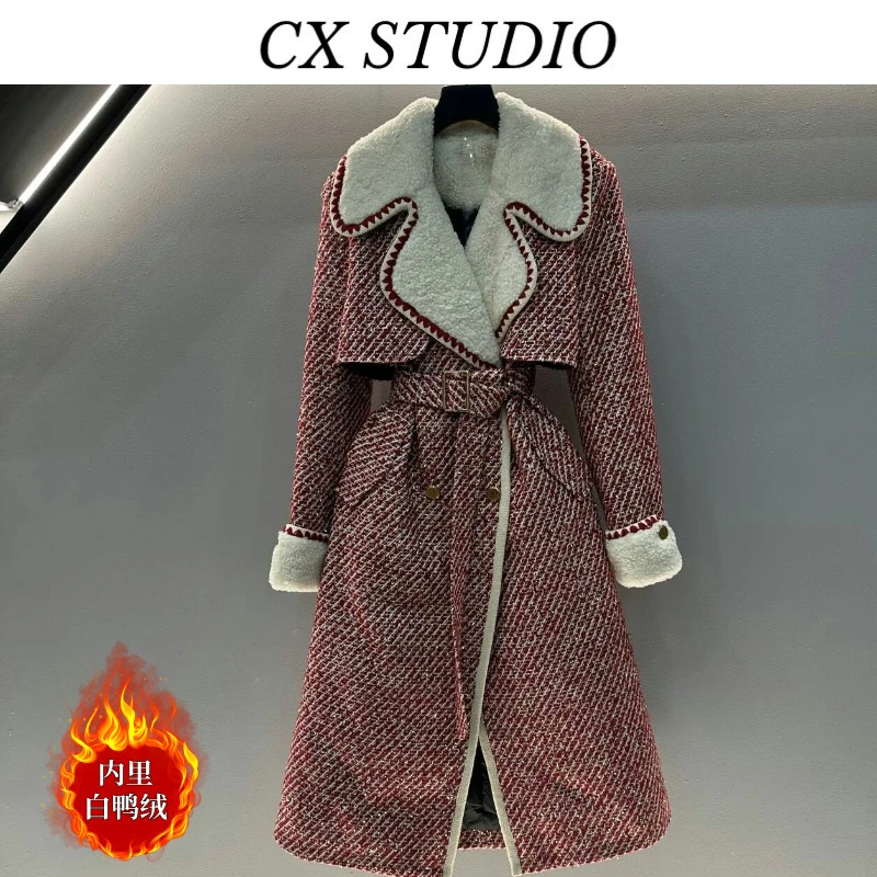 QC编码68 经典收腰轻奢时尚秋冬季羽绒服（定制女装）TG440