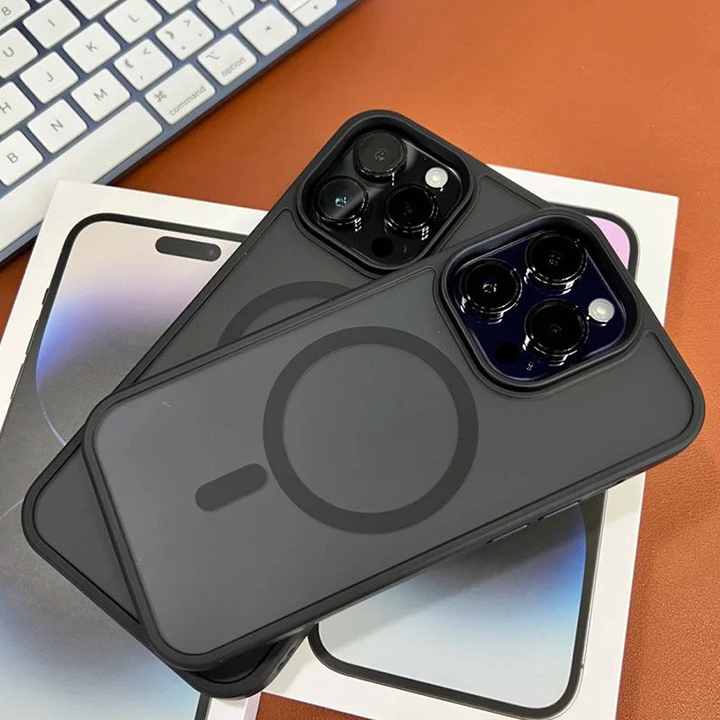 磁吸手机壳苹果14promax肤感磨砂iPhone13高级感12超薄防摔保护套