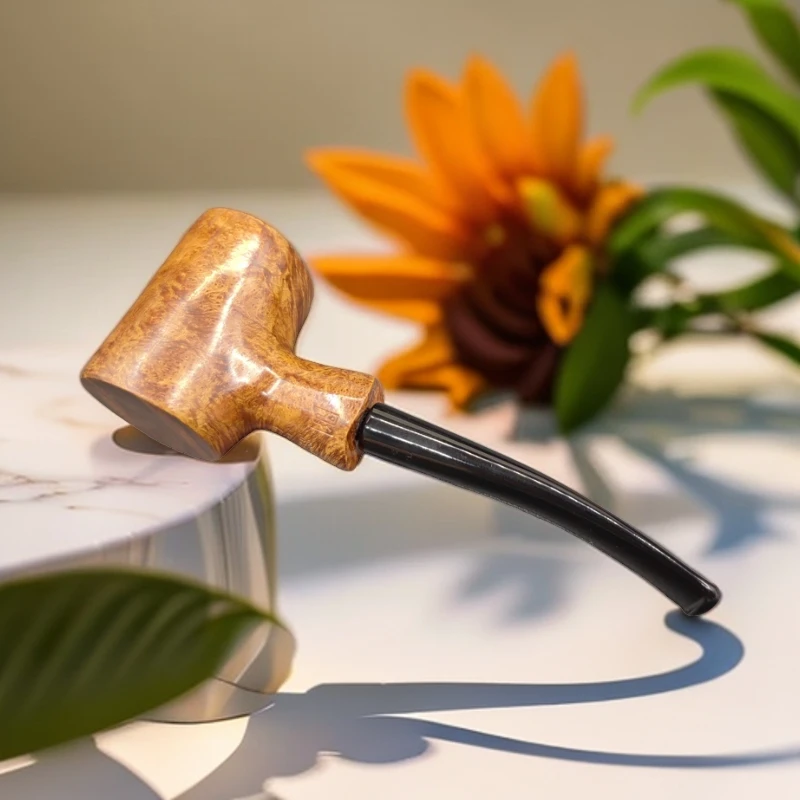 意大利卡斯特罗城堡KK全新石楠木锤子手工烟斗