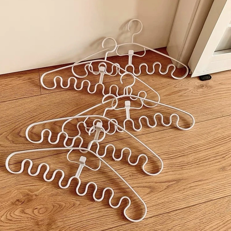 波浪衣架内衣吊带收纳神器家用挂衣无痕学生宿舍衣服多功能晾衣架