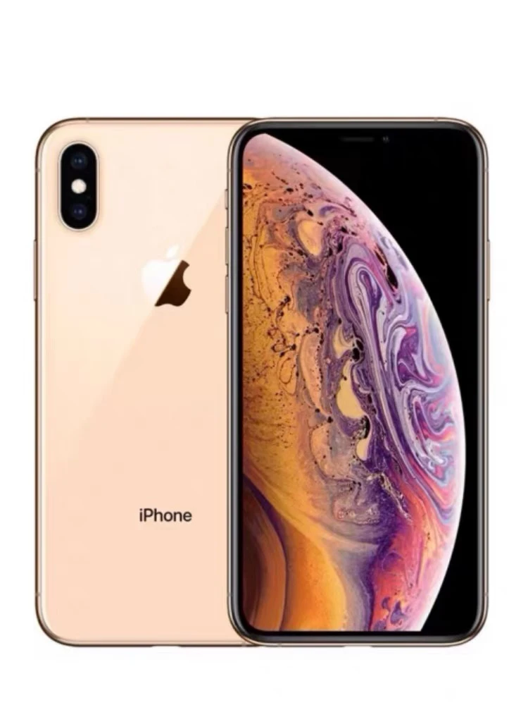 90新 Apple/苹果 XSMax-256G电池83%金色原装双卡零售机备用