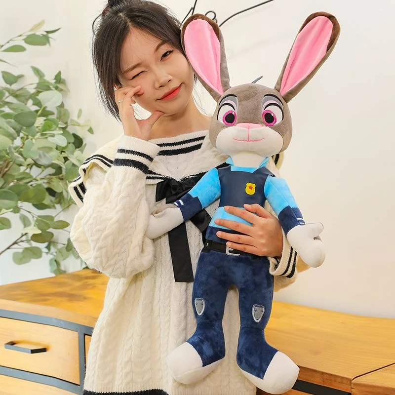 疯狂动物兔子朱迪公仔狐狸尼克毛绒玩具布娃娃儿童生日礼物玩偶