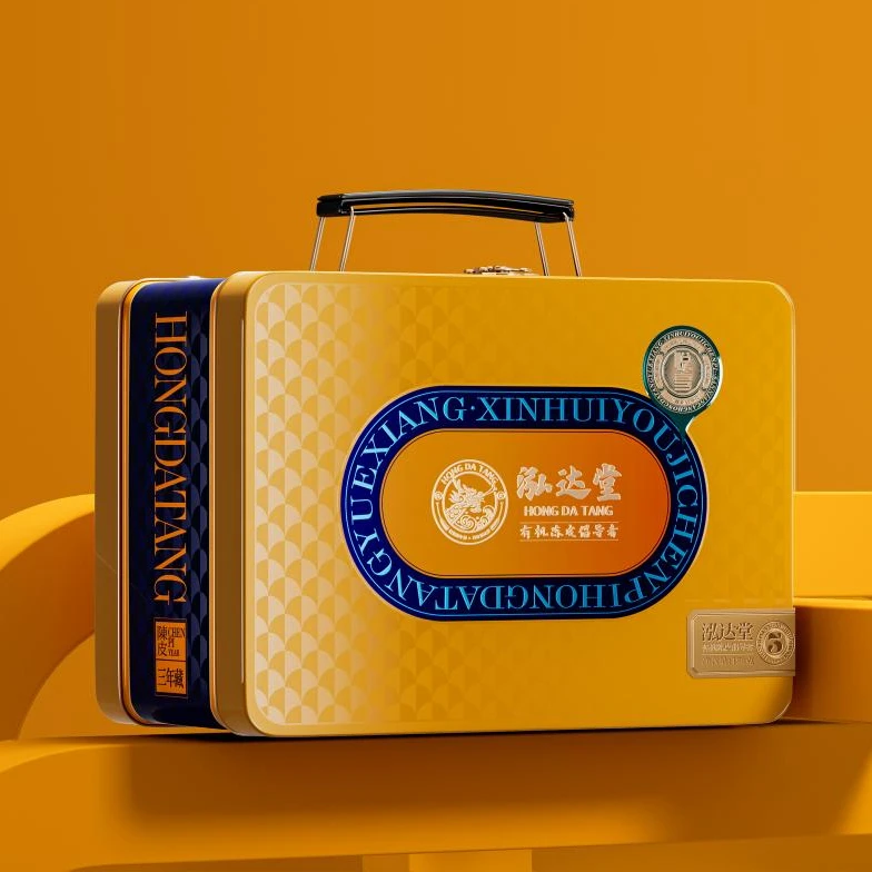 【门店同款】泓达堂悦享礼盒三年新会陈皮泡茶正宗大红皮泡水150g