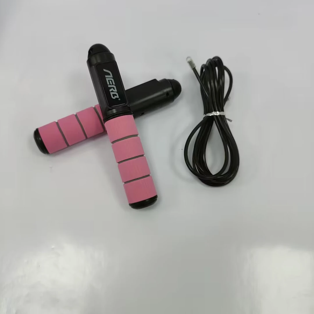 E482 跳绳 带计数器可调节绳子 颜色随机