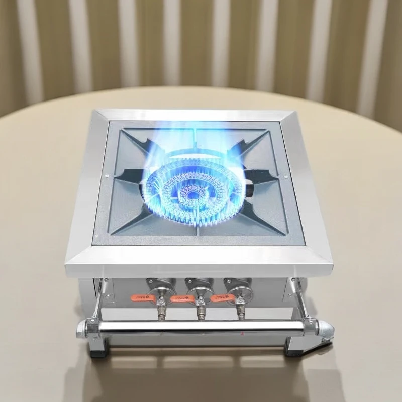 煲汤炉卤煮灶熬粥骨汤低汤灶商用炉子带熄火保护装置单双眼多环灶