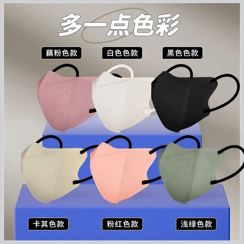 新款3d立体女高颜值一次性口罩夏季薄款透气超薄网红瘦脸口罩