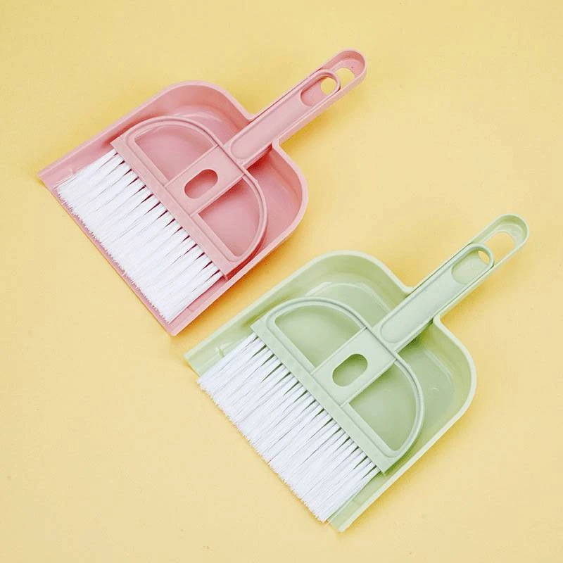 宠物铲子笤帚桌面清洁小扫帚簸箕学生学校迷你家用小扫把