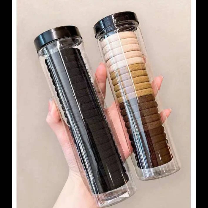 发绳耐用发饰皮筋高弹力扎高马尾头绳发圈女扎头发无接缝