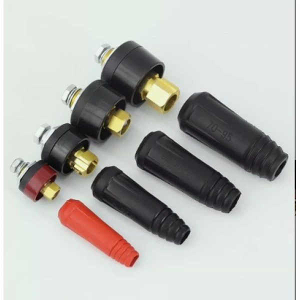 电焊机快速接头焊把线电缆纯铜专用接线端子通用插头插座配件大全