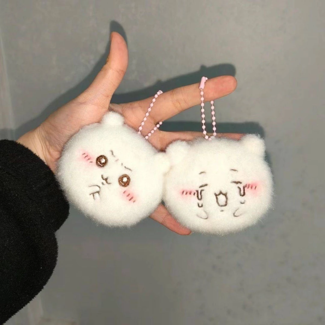 很时尚可爱毛绒卡通猫咪公仔挂件软萌少女背包装饰挂坠玩偶学生礼