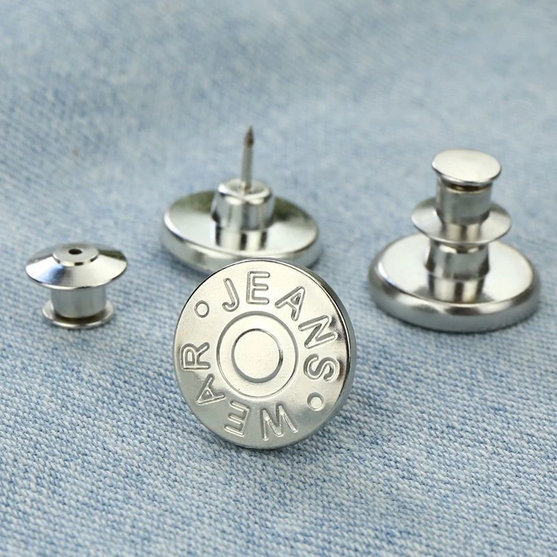 纽扣牛仔裤扣可调节收腰精致扣子牛仔裤扣钉多样式免打孔百搭纽扣