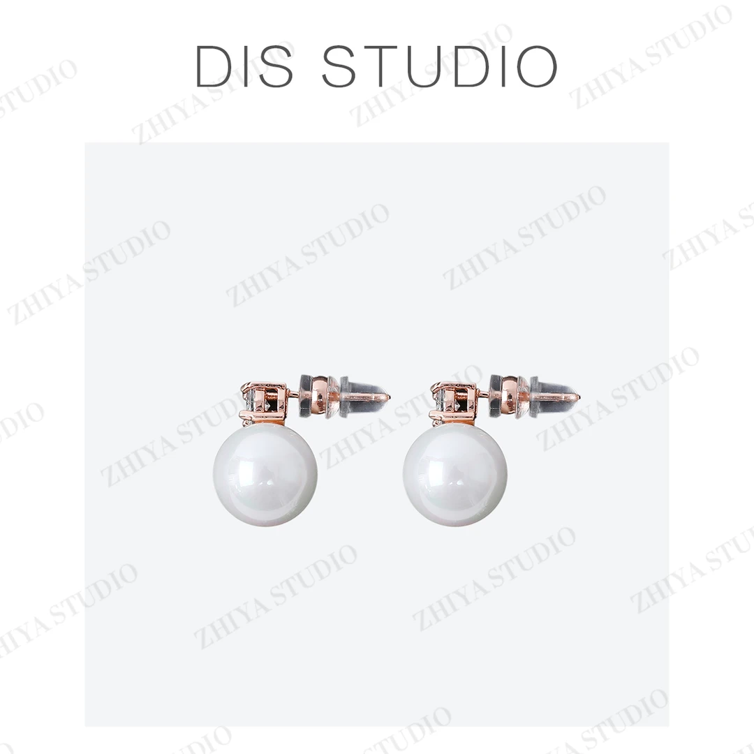 合金耳饰 【年终清仓】真珠银针耳环Z524P09850