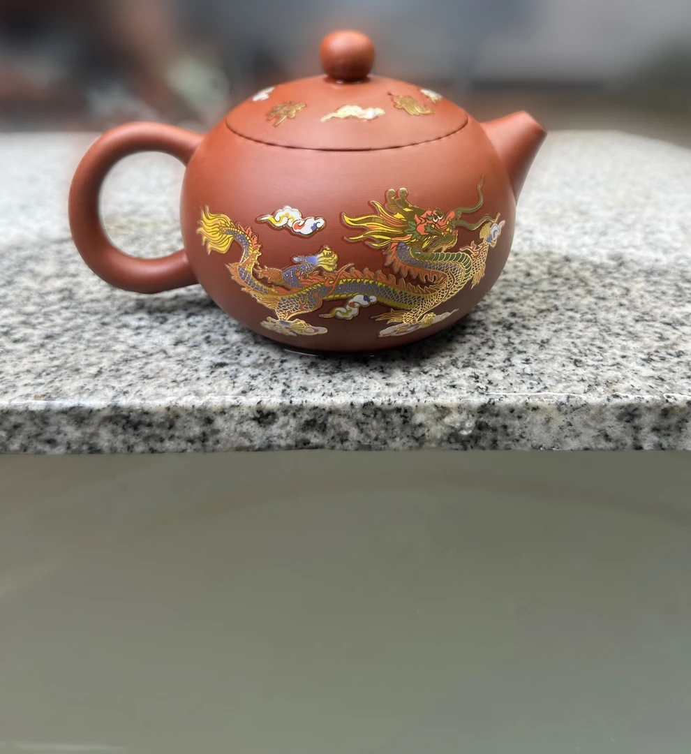 【闪购商品】原矿朱泥大红袍变色西施凤鸣壶
